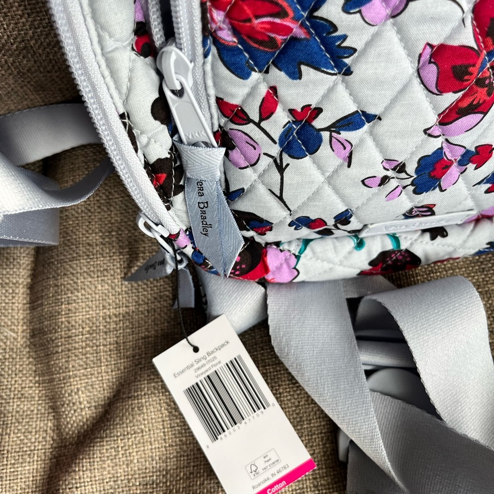 Vera Bradley Set: Sling Backpack and Stay Cooler - Picture 9 of 11